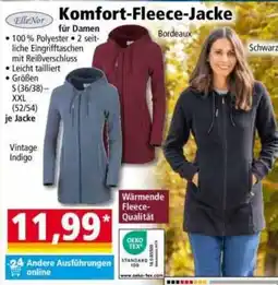 Norma Komfort-Fleece-Jacke für Damen Angebot