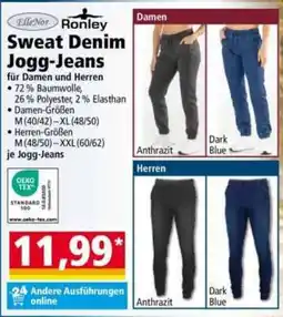 Norma Ronley Sweat Denim Jogg-Jeans Angebot