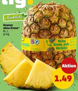 PENNY Markt liebe Ananas ohne Krone Angebot