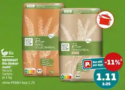 PENNY NATURGUT Bio Dinkelmehl Angebot