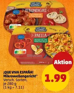 PENNY ¡QUE VIVA ESPAÑA! Mikrowellengericht* Angebot