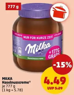 PENNY Milka Haselnusscreme Angebot