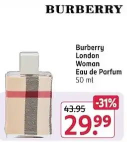 Rossmann Burberry London Woman Eau de Parfum Angebot