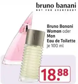 Rossmann Bruno Banani Woman oder Man Eau de Toilette Angebot