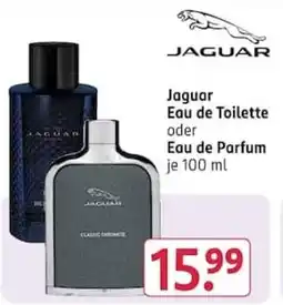 Rossmann Jaguar Eau de Toilette oder Eau de Parfum Angebot