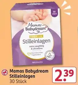 Rossmann Mamas Babydream Stilleinlagen Angebot