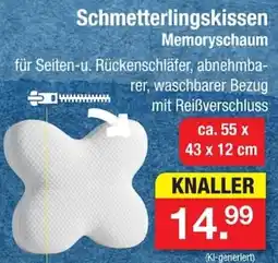 Zimmermann Schmetterlingskissen Memorschaum Angebot