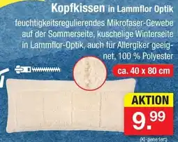 Zimmermann Kopfkissen in Lammflor Optik Angebot