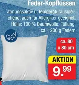 Zimmermann Feder-Kopfkissen Angebot