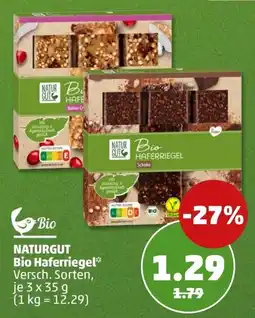 PENNY NATURGUT Bio Haferriegel Angebot