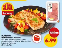 PENNY MÜHLENHOF Frische Puten-Schnitzel* Angebot