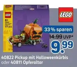 Rossmann LEGO Pickup mit Halloweenkürbis Angebot