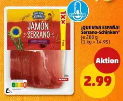 PENNY Serrano-Schinken Angebot