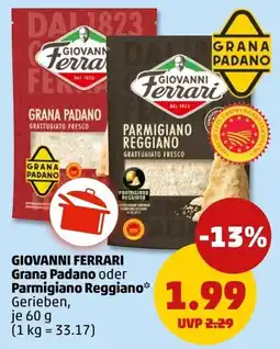 PENNY GIOVANNI FERRARI Grana Padano oder Parmigiano Reggiano Angebot