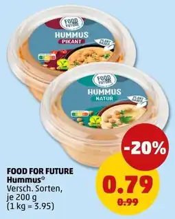 PENNY FOOD FOR FUTURE Hummus Angebot