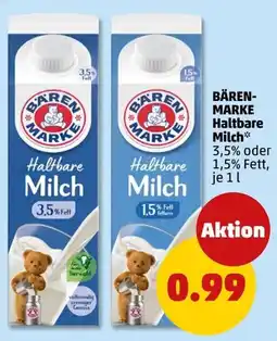 PENNY BÄREN-MARKE Haltbare Milch Angebot