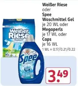 Rossmann Weißer Riese Waschmittel Gel Angebot