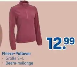 Rossmann Fleece-Pullover Angebot