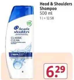 Rossmann Head & Shoulders Shampoo Classic Clean Angebot