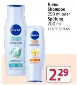 Rossmann Nivea Shampoo Angebot