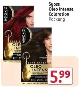 Rossmann Syoss Oleo Intense Coloration Angebot