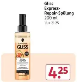 Rossmann Gliss Express-Repair-Spülung Angebot