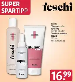 Rossmann Feschi Shampoo oder Spülung oder Trockenshampoo Liquid Angebot