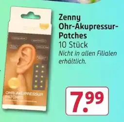 Rossmann Zenny Ohr-Akupressur-Patches Angebot