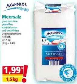 Norma Meandros Meersalz Angebot