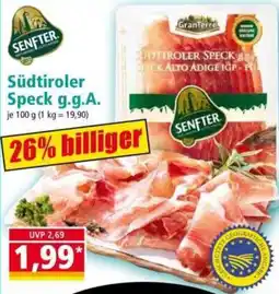 Norma Südtiroler Speck g.g.A. SENFTER Angebot