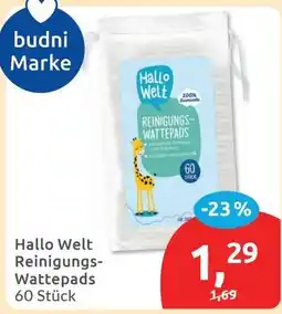 Budni Hallo Welt Reinigungs-Wattepads Angebot