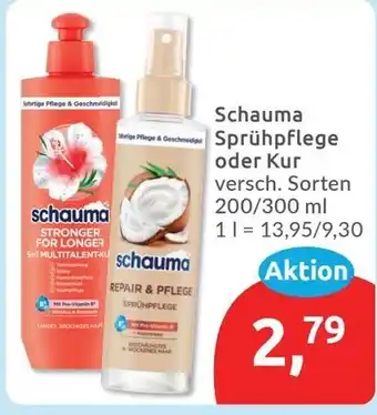 Schauma Sprühpflege oder Kur