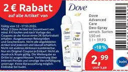 Budni Dove Advanced Care Deo-Spray Angebot