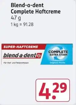 Rossmann blend-a-dent Complete Haftcreme Angebot