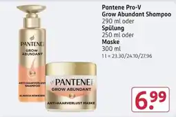 Rossmann Pantene Pro-V Grow Abundant Shampoo Angebot
