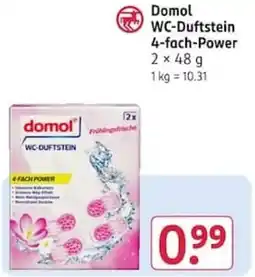 Rossmann Domol WC-Duftstein 4-fach-Power Angebot