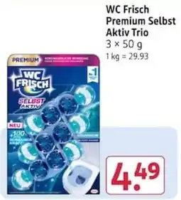 Rossmann WC Frisch Premium Selbst Aktiv Trio Angebot