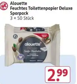 Rossmann Alouette Feuchtes Toilettenpapier Deluxe Angebot