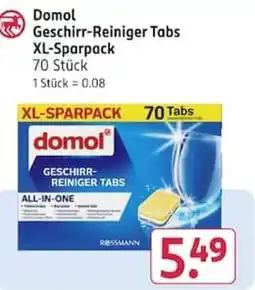 Rossmann Domol Geschirr-Reiniger Tabs Angebot