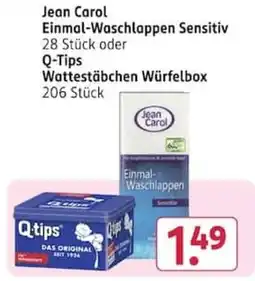 Rossmann Jean Carol Einmal-Waschlappen Sensitiv Angebot