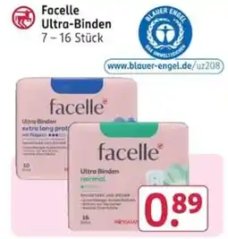 Rossmann Facelle Ultra-Binden Angebot