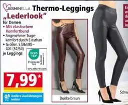 Norma JASMINELLA Thermo-Leggings "Lederlook" für Damen Angebot