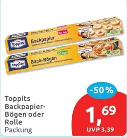 Budni Toppits Backpapier-Bögen oder Rolle Angebot