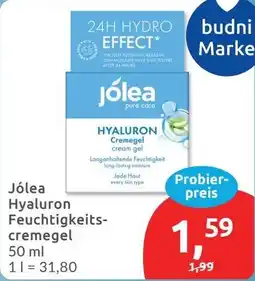 Budni Jólea Hyaluron Feuchtigkeits-cremegel Angebot