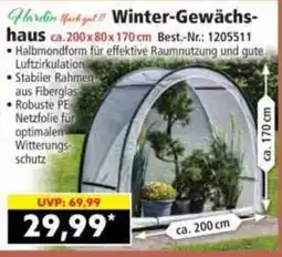 Norma Hardlin Winter-Gewächshaus Angebot