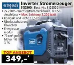 Norma Scheppach Inverter Stromerzeuger SG2500i Angebot