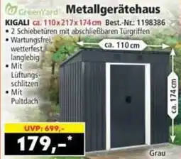 Norma GreenYard Metallgerätehaus KIGALI Angebot