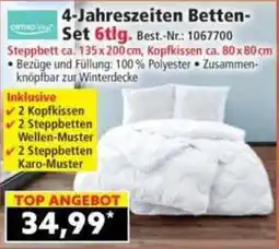 Norma ORTHO-VISIT 4-Jahreszeiten Betten-Set Angebot