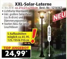 Norma XXL-Solar-Laterne i-GLOW Angebot