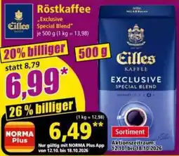 Norma Eilles Kaffee Exclusive Special Blend Angebot